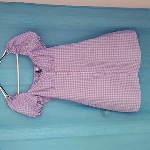 H&M Divided two tone purple dress size M